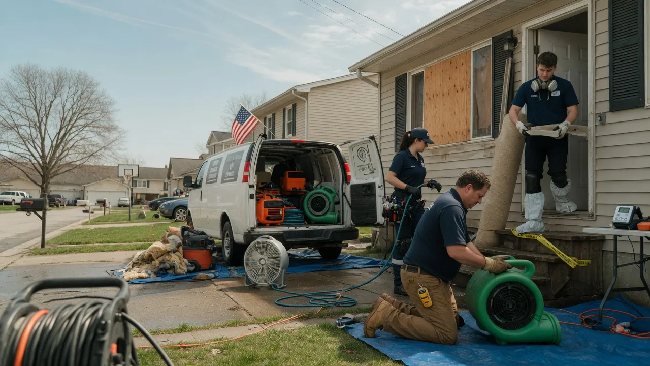 Water Damage Restoration in New Albany, PA near me